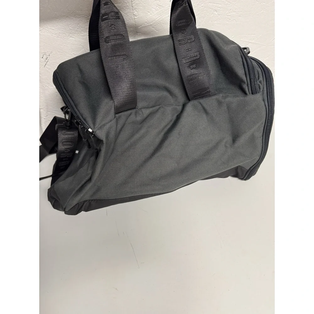Nike Air Jordan Duffle Bag Small 16x8 Gray Blue Jumpman Gym Training Basketball